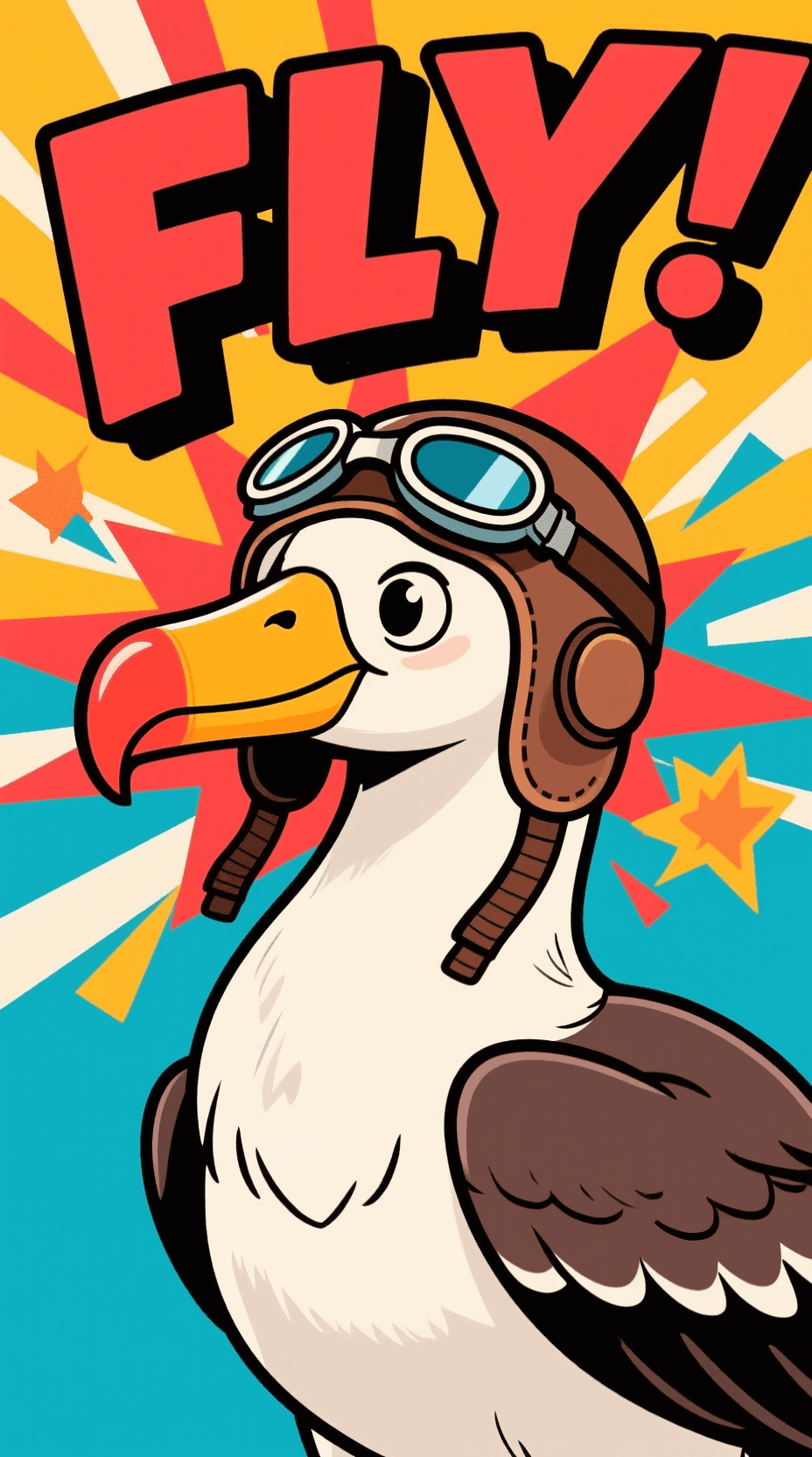 Illustration of an albatross